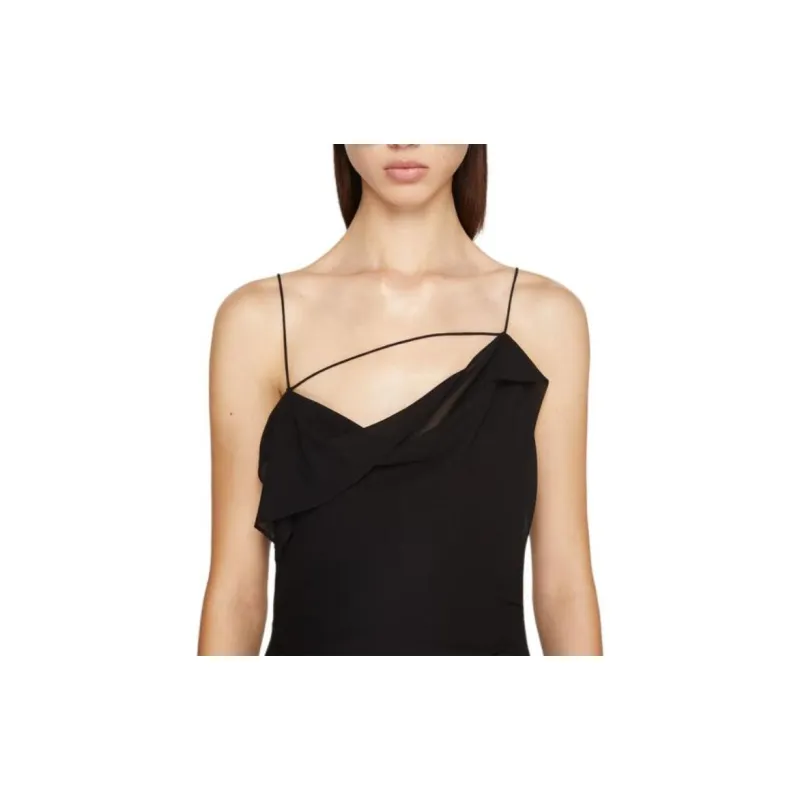 Acne Studios Ruffle detailed Midi Dress-4