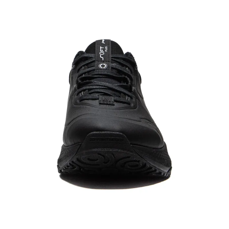 LiNing SOFT PLUS Anti Slip Wear Resistant Low Top Casual Shoes Men's Black-4
