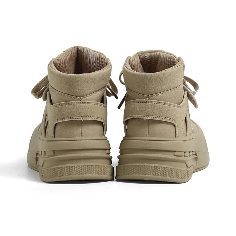 HUANQIU Coverage Anti-Slip And Wear-Resistant High-Top Skateboard Shoes Women's-10