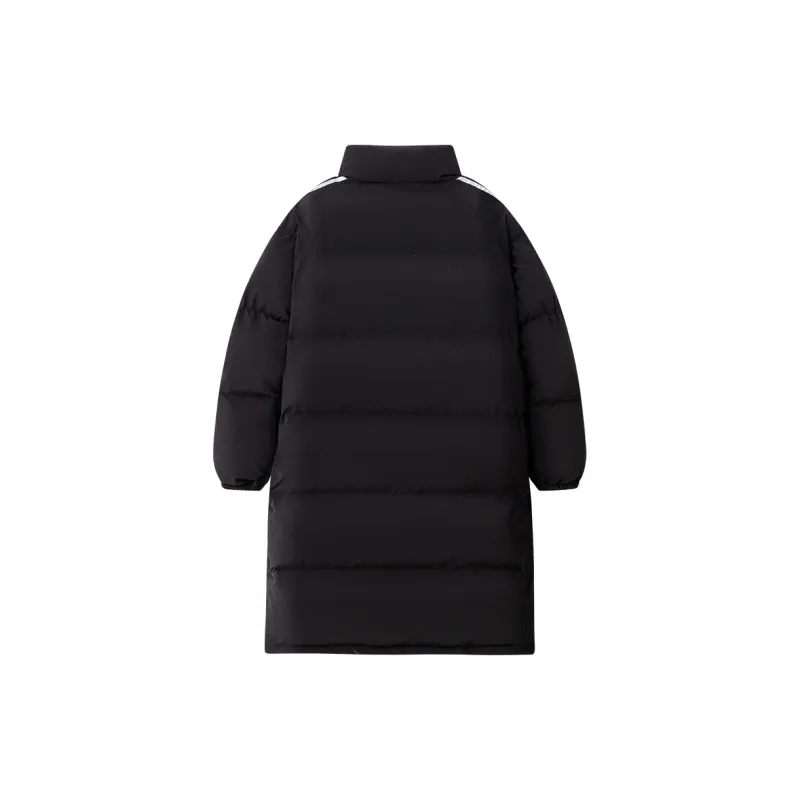 Suamoment White Duck Down Warm Loose Fit Winter Versatile Coat Unisex-1