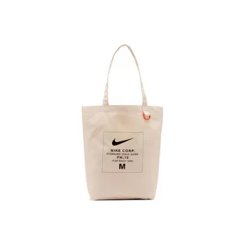 Nike Canvas Canvas Bag Tote Bag Shopping Bag Shoulder Bag Handbag Regular Unisex White