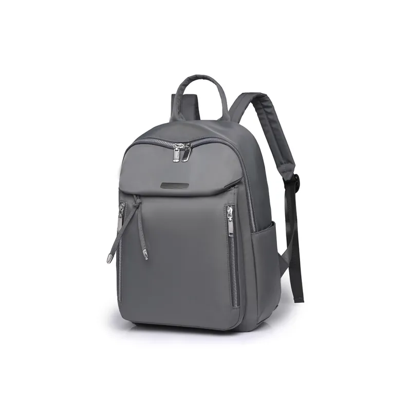 SUN ERATH&U Nylon Backpack Women's White/Dark Gray/Black-3