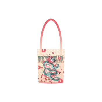 AOSONG Suede Tech Fabric Shoulder Bag Regular Women's Pink