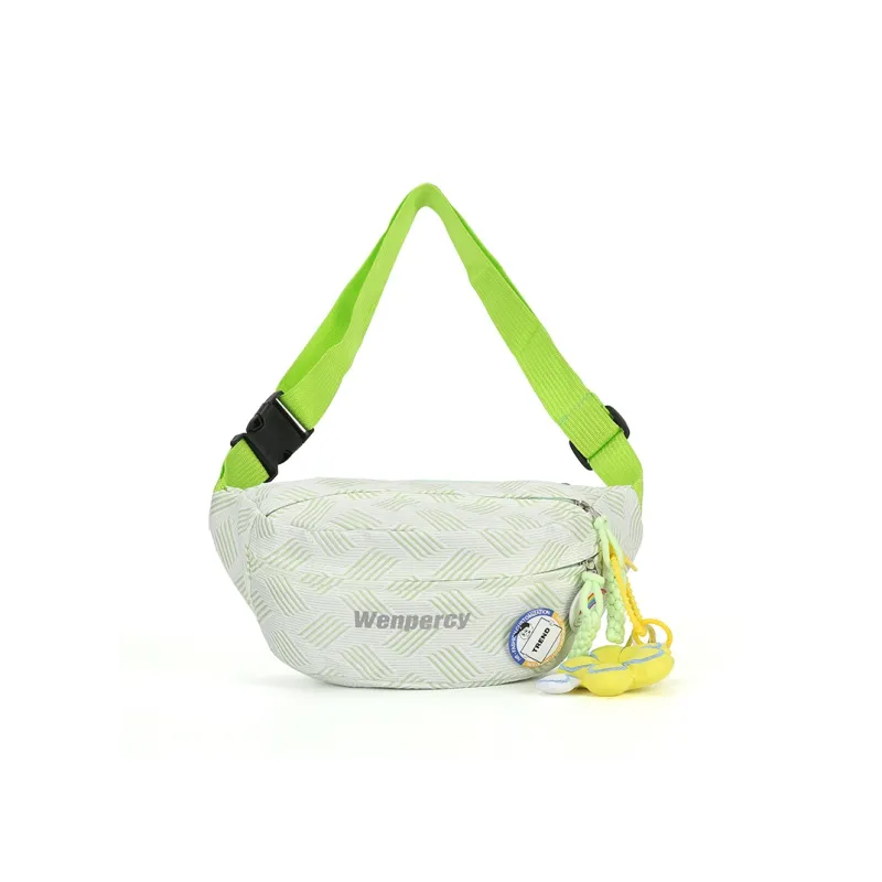 Wenpercy Nylon Fanny Pack Regular Unisex Multicolor-0