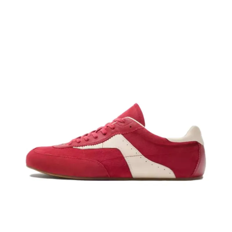 ZARA Low Top Casual Shoes Men's Red-0