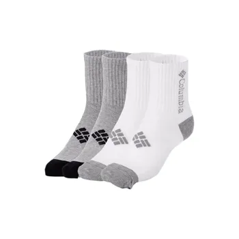 Columbia Mid-Calf Socks Unisex 4 Pack