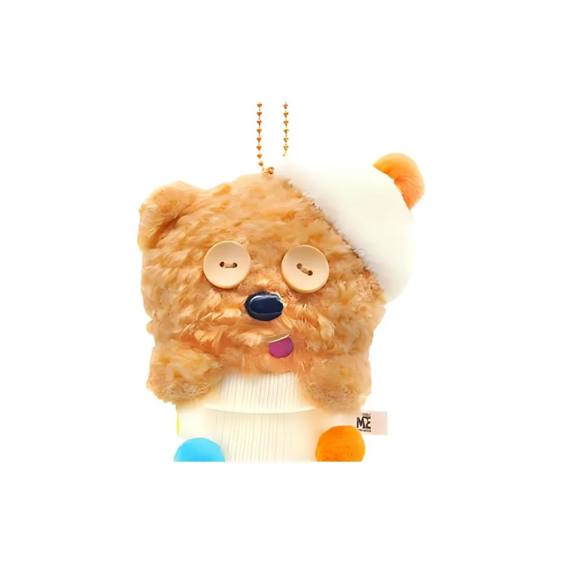 Universal Studios Minions Collection USJ Beanie Tim Bear Keychain Mascot Dolls Plush Pendant 16.4cm Height-2