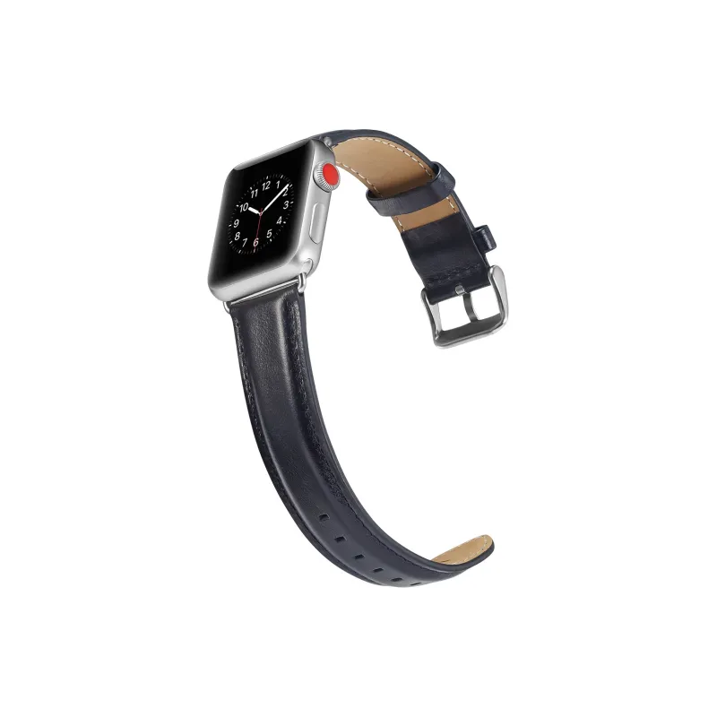 Vobafe Watch Band Apple Compatibility Cowhide Leather Material-14