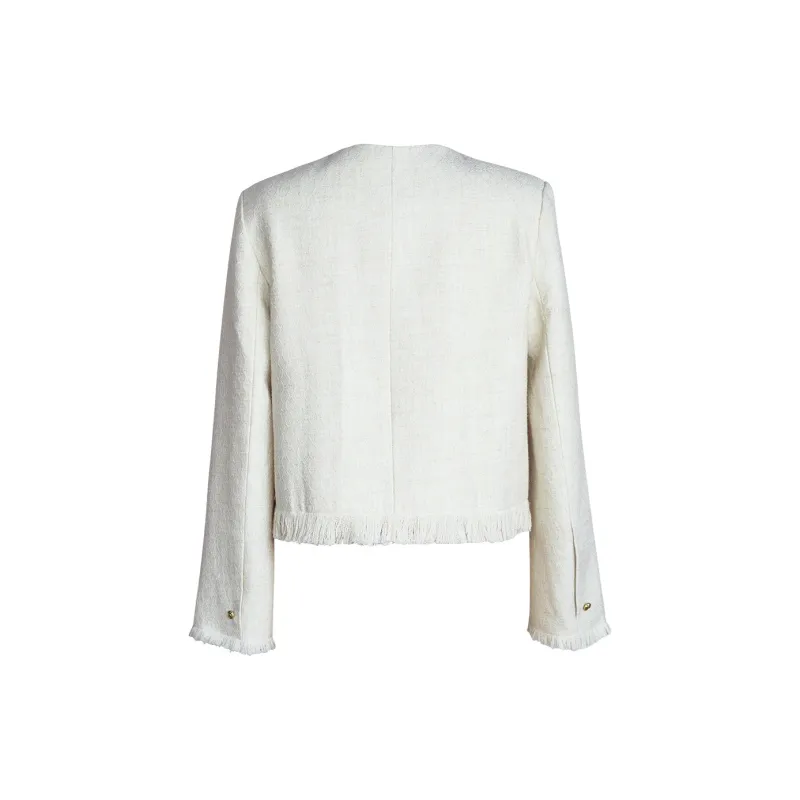 ROEYSHOUSE Jackets Coats Women's Beige-1