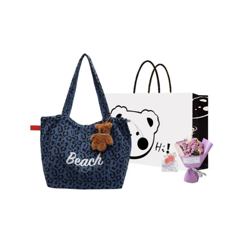 NX DOUGHNUT Canvas Canvas Bag For Students Shopping Bag Tote Bag Regular Women's Multicolor-22