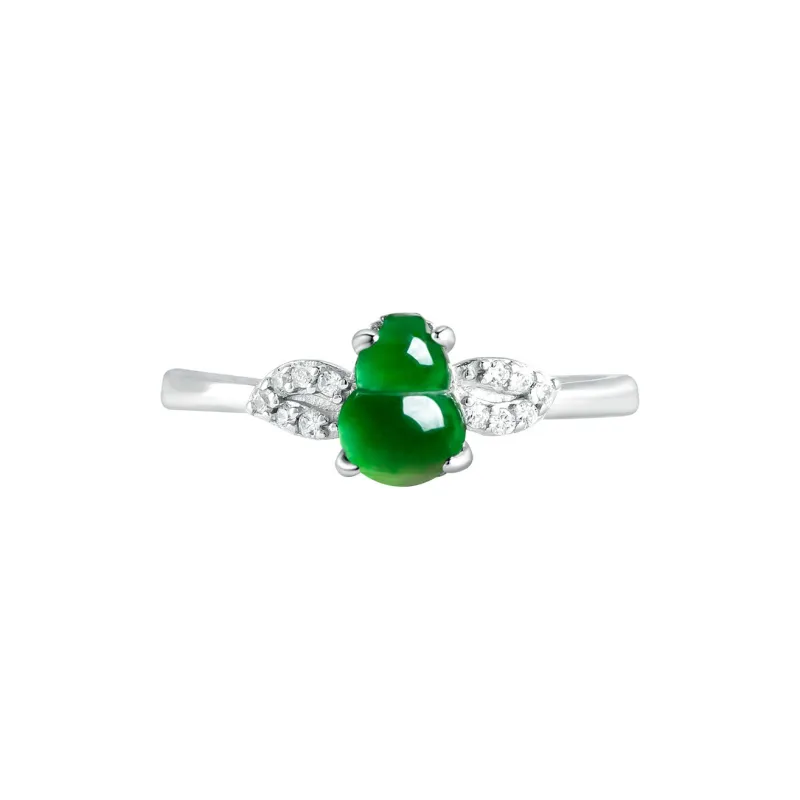 Jade Is Boundless Ice Type Jadeite Rings Unisex-3