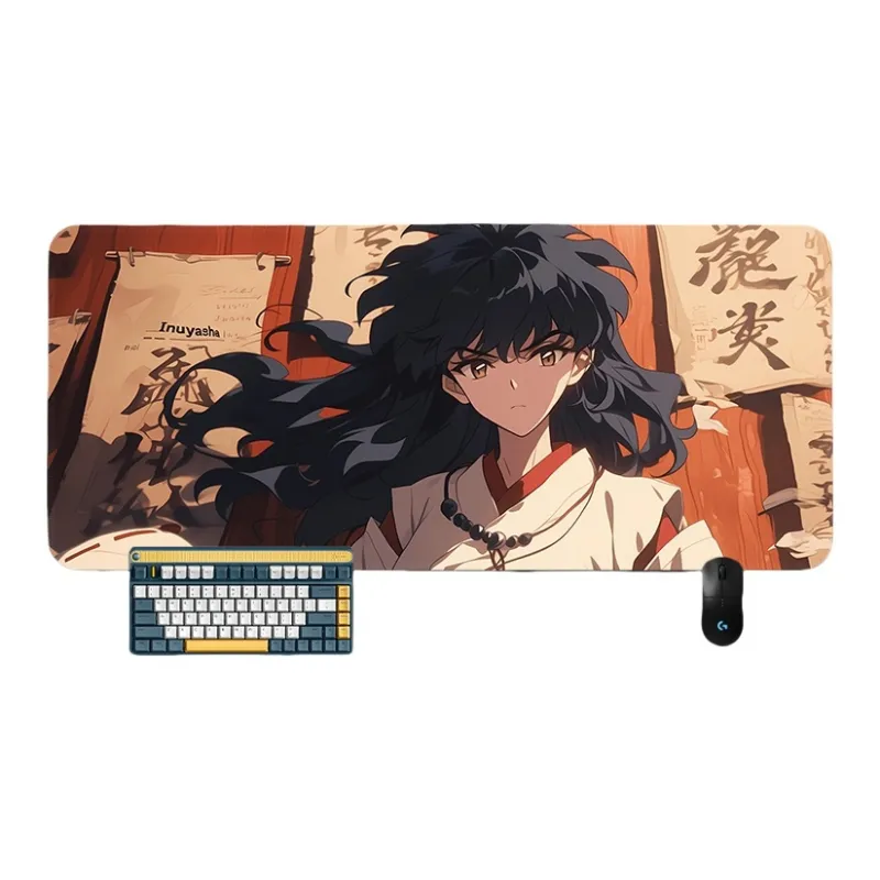 SHIBADU Rubber Inuyasha Extra Large Anime Computer Table Mat Desk Mat Good Looking Mouse Pad Mouse Pads-7