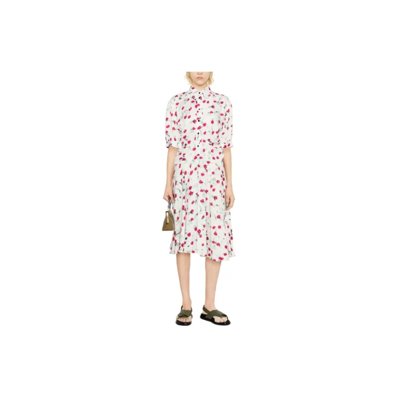 MARNI Floral Printed Midi Dress-2