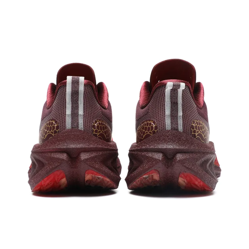 TREEPERI Running Shoes Unisex Low Top Red/White-4