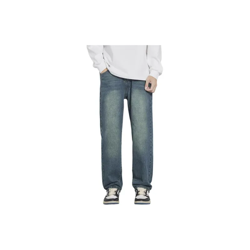 IJRJ Jeans Unisex Vintage Blue-2