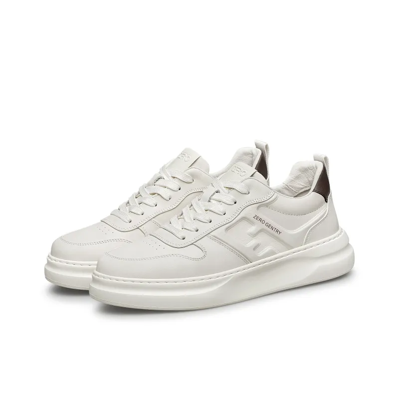 ZRO Low Top Skateboard Shoes Men's White-1