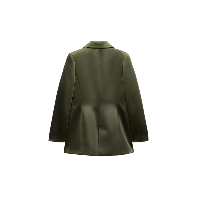 ZARA Business Suit Women's Dark Green-1