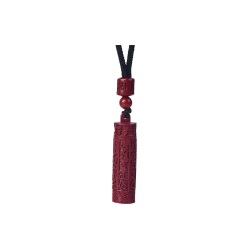 Stone On The Line Cinnabar Pendants Unisex