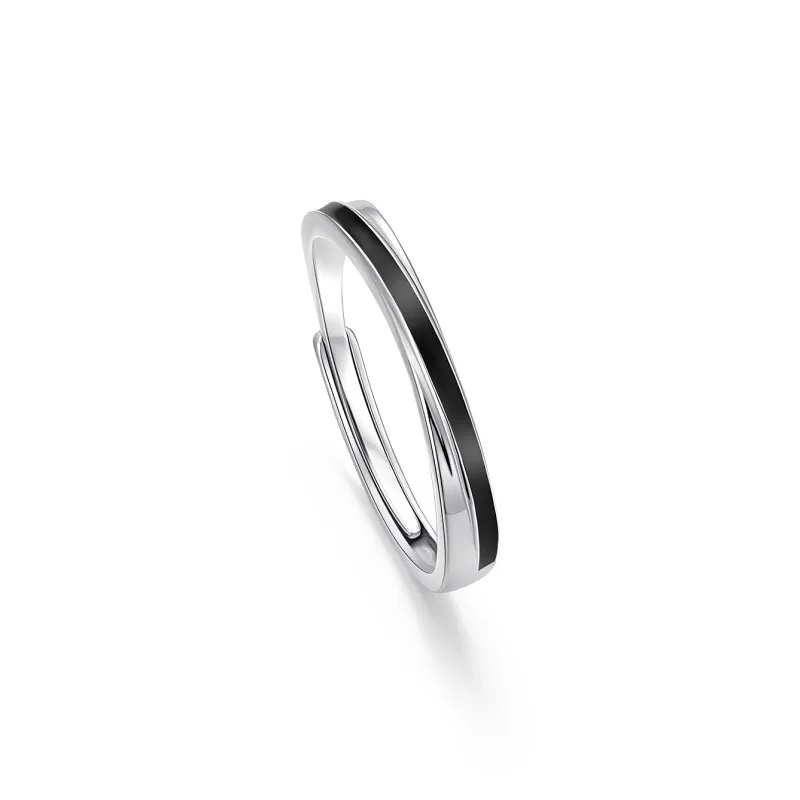 I Do&Co. 925 Sterling Silver Synthetic Cubic Zirconia Rings Unisex-4