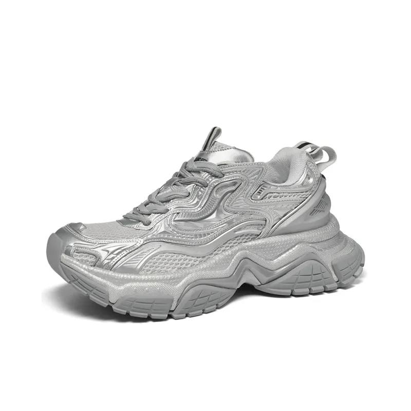 SK.TRIP Crossbow Series Bow And Arrow 4 Cushioned Wear Resistant Height Increasing Low Top Chunky Sneakers Unisex-2
