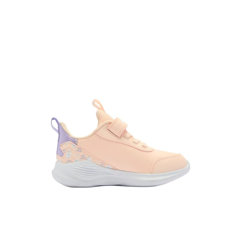 QIAODAN Slip Resistant Cushioning Low Top Kids' Running Shoes Pink Children Aged 3 7 Years Old-1
