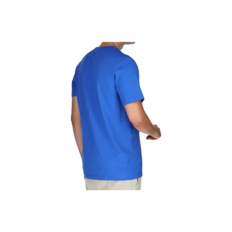 Nike T Shirts Men Royal Blue-5