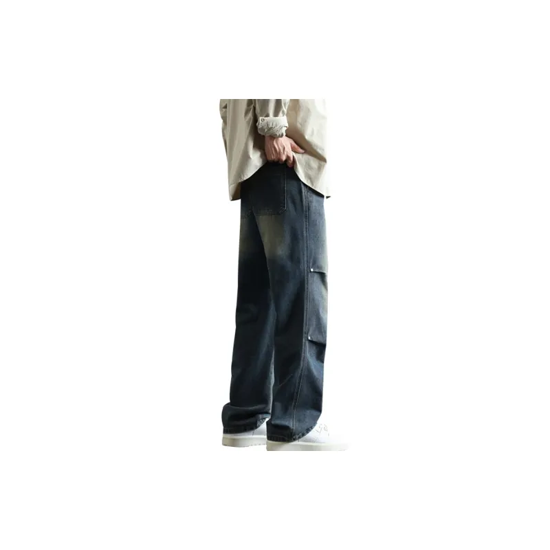 FASTFISH Jeans Unisex Medium Blue-15