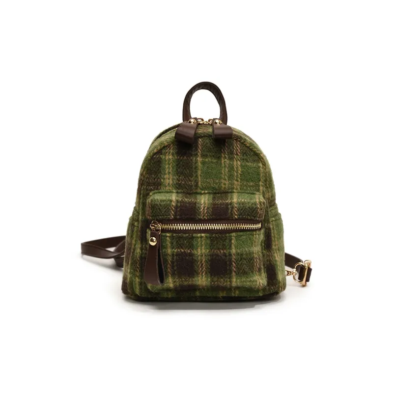 RUIPAI Woolen Backpack Women's Multicolor-6