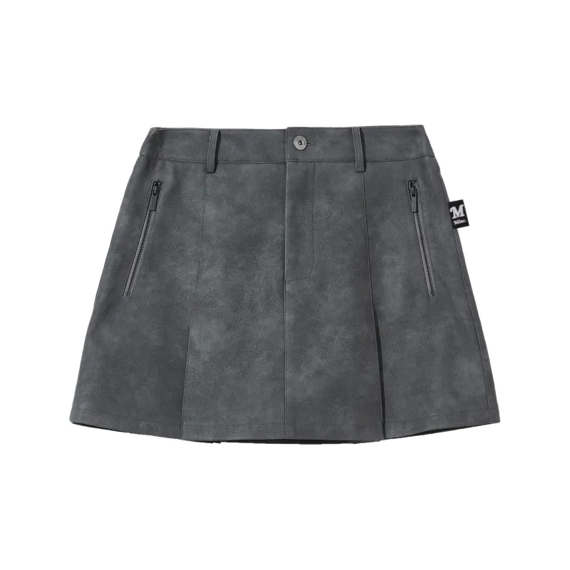 MLMR Casual Short Skirts Women's Dark Gray-1