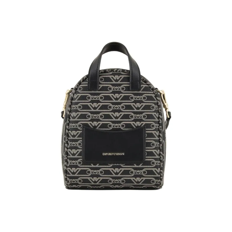 EMPORIO ARMANI Polyester Shoulder Bag, Crossbody Bag Mini Women's Black-2