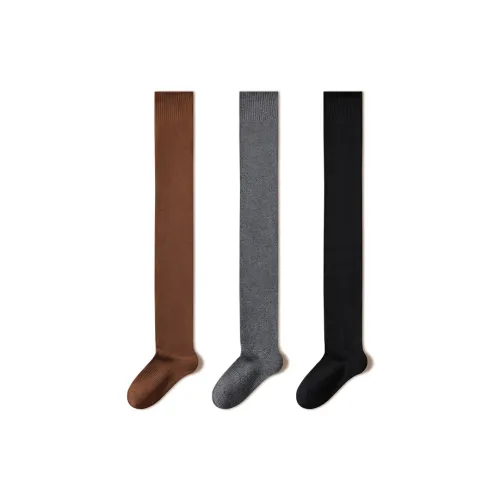 Temooues Thigh high Socks Women's Combo Set