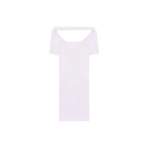 COURREGES Short-Sleeved Dresses Women's Pink