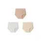 C Set-High-Rise Caramel Atmosphere-Dark Apricot+White+Light Apricot (3 Pack)