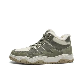 JEEP SPIRIT Snow Boots Men Cat Eye Green