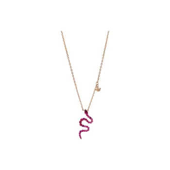 EMPORIO ARMANI 14K Rose Gold Plated Sterling Silver Pendant Necklace