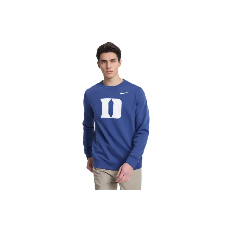 Nike Duke Blue Devils Primetime Evergreen Logo Men's Nike College Pullover Crew-2