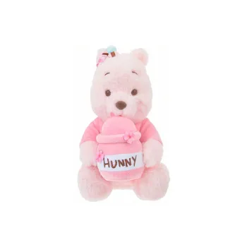Disney Cherry Blossom Winnie The Pooh Small Size Cherry Blossom Pink Dolls Plush Doll 25cm/27cm Height