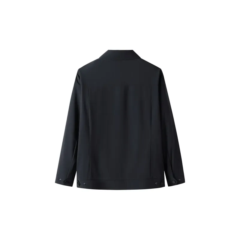 Mizuno Jackets Coats Men's Dark Blue Comes With Necklace-2