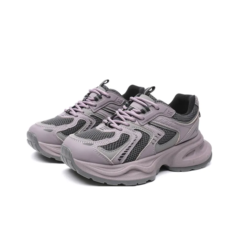 ABIDJAN Breathable Lightweight Low Top Chunky Sneakers Women's-20