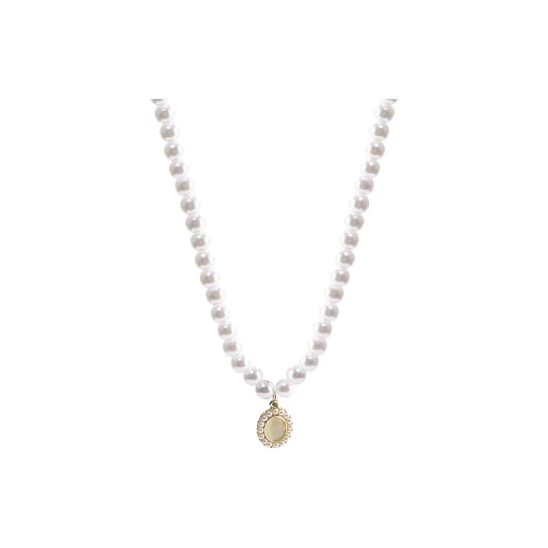TUTAE Faux Pearl Necklaces Women's-0
