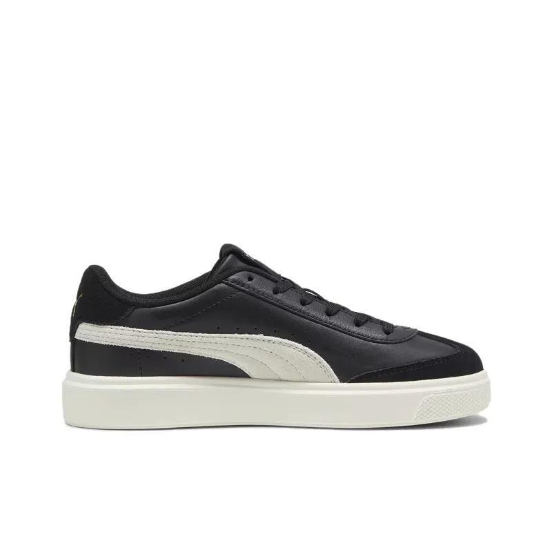 PUMA Lajla Anti Slip Wear Resistant Low Top Skateboard Shoes Women's Black White-1