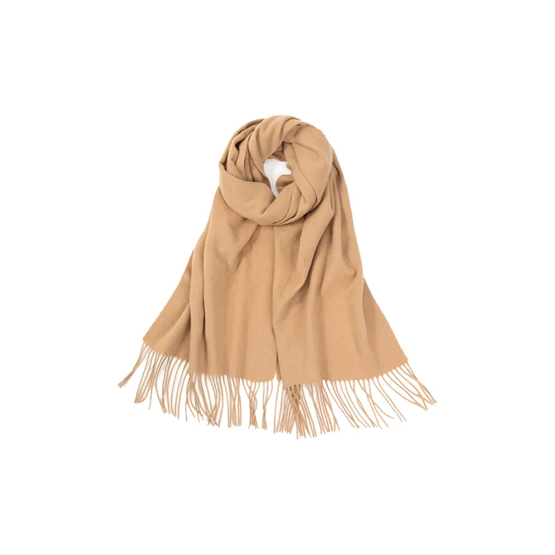 Shanghai Story 100% Sheep Wool Knit Scarves Unisex Multiple Colors-0