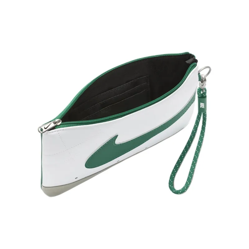 Nike Icon PU Polyurethane Clutch Women's White & Green-1