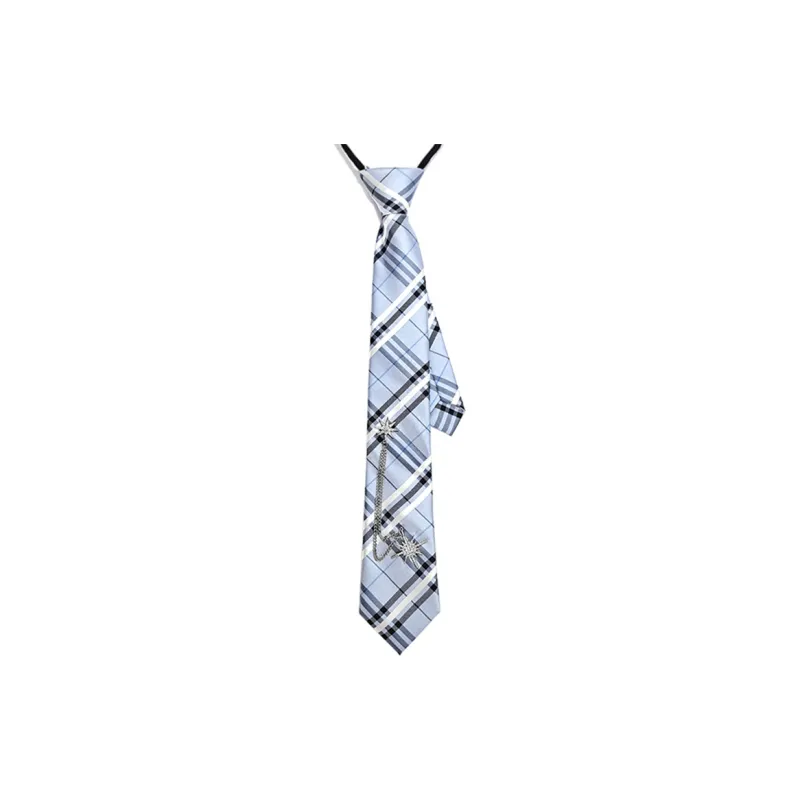 BAIJUAN Polyester Ties Women's Black, Navy Blue, Blue, Pink, Khaki-10