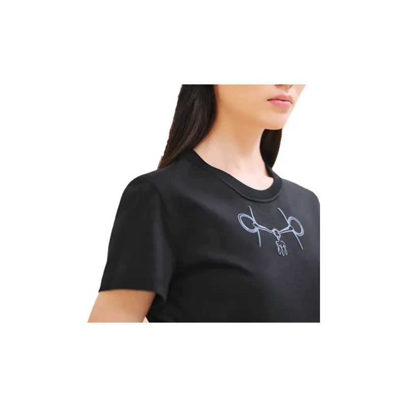 HERMES T Shirts Women's Black-2