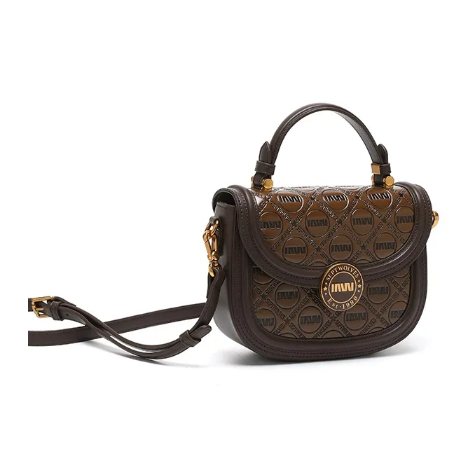 SEPTWOLVES PU Crossbody Bag Regular Women's Coffee-1