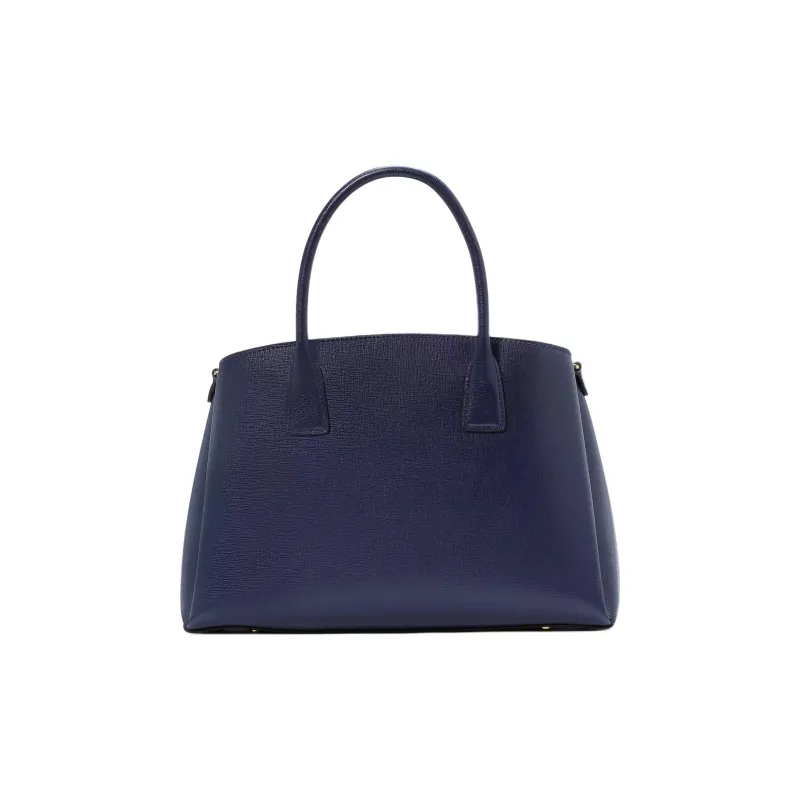 Kate Spade Saffiano Leather Tote Bag Shopping Bag Shoulder Bag Crossbody Bag Handbag Women's Marine Blue-2
