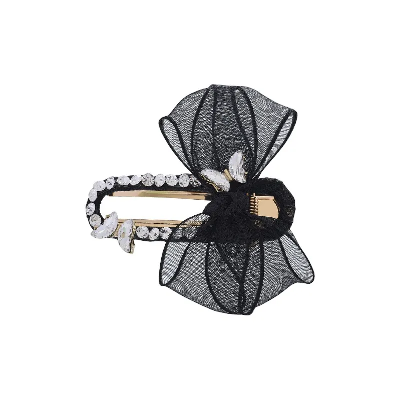 ROYALSASA Silk Chiffon Edge Clip Women's-0