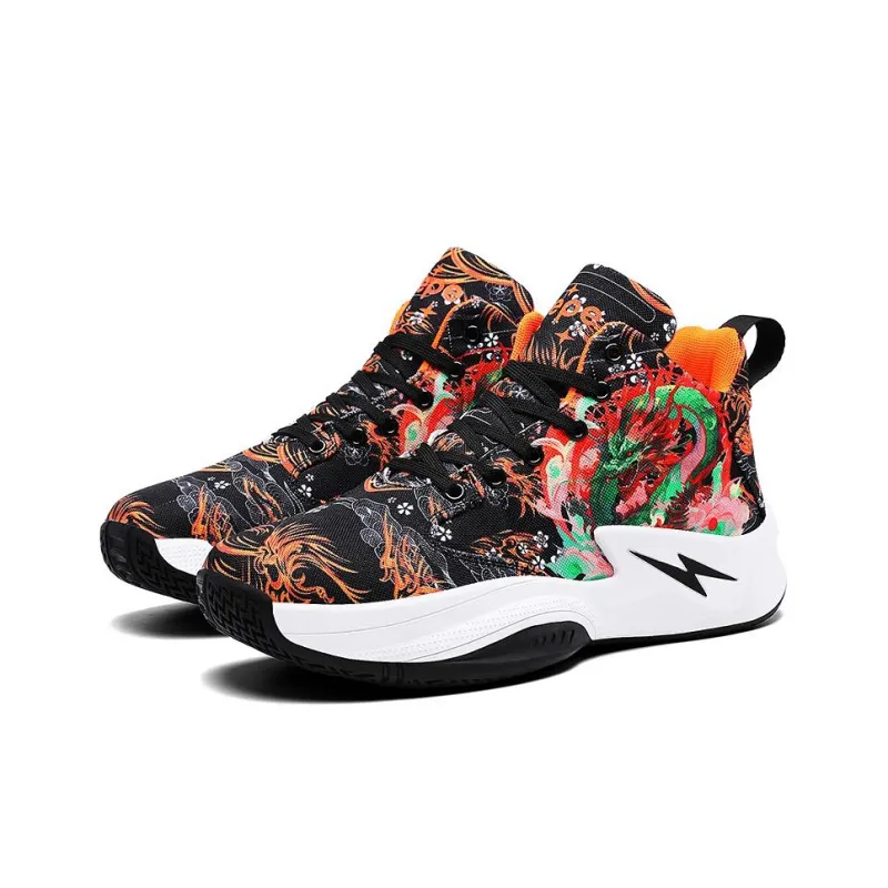 Pepe The Frog Slip Resistant And Abrasion Resistant Coverage Mid Top Basketball Shoes Unisex-8