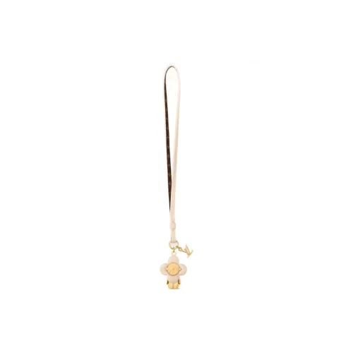 LOUIS VUITTON Cow Leather Pendants Women's Beige